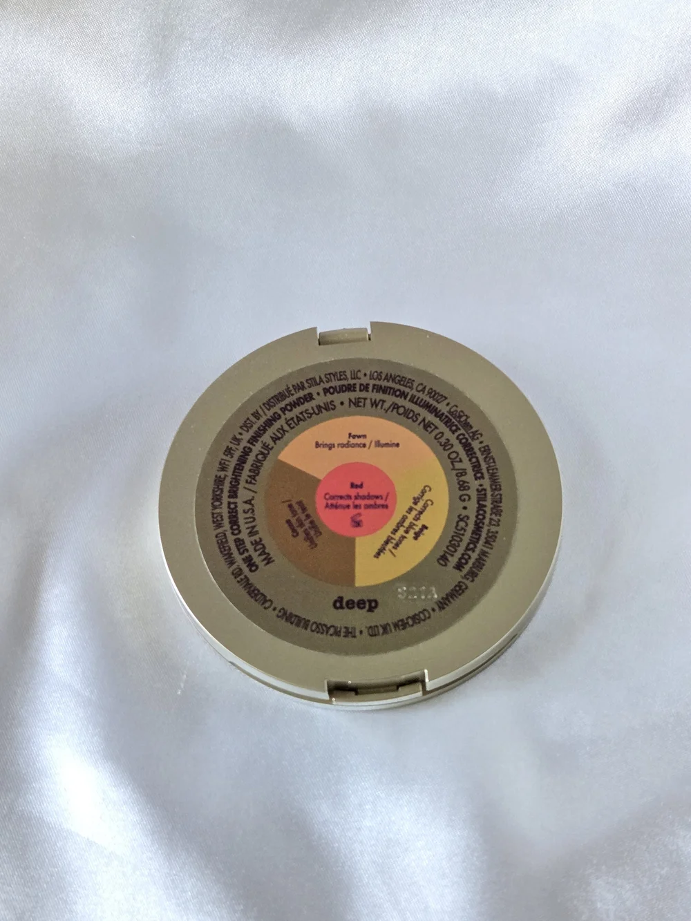 Stila NIB One Step Correct Brightening Finishing Powder - Deep